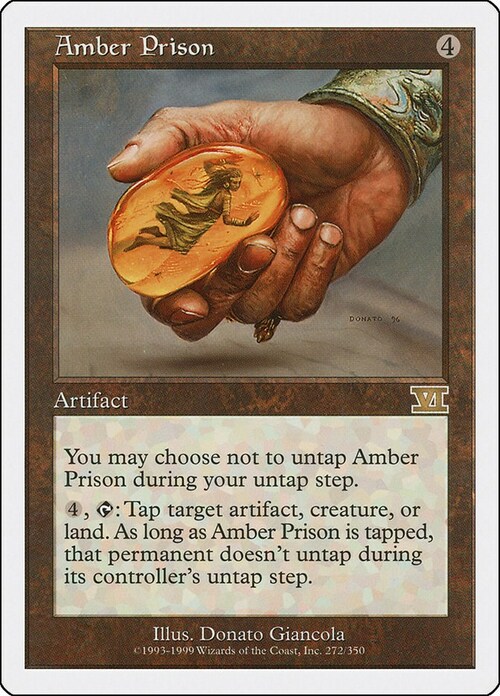 Amber Prison Card Front