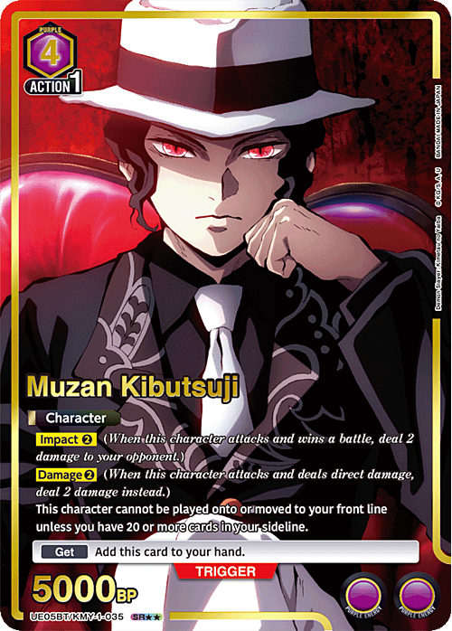 Muzan Kibutsuji Card Front