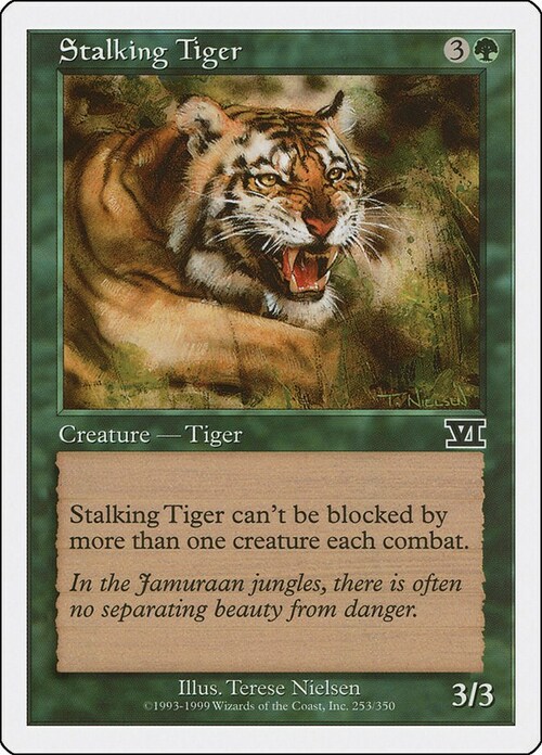Stalking Tiger Card Front