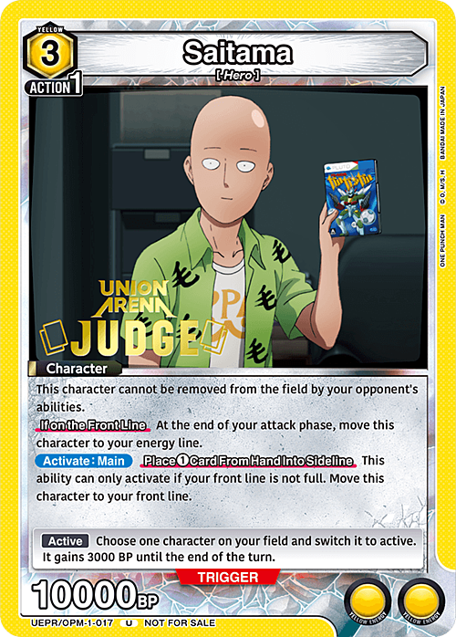 Saitama Card Front
