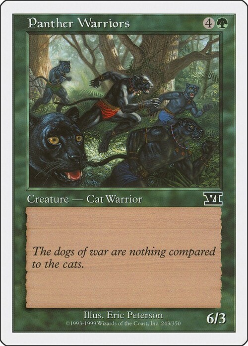 Panther Warriors Card Front