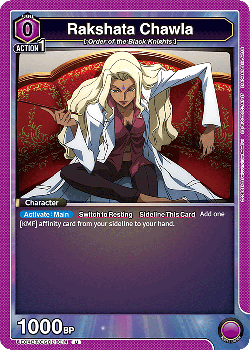 Rakshata Chawla Card Front