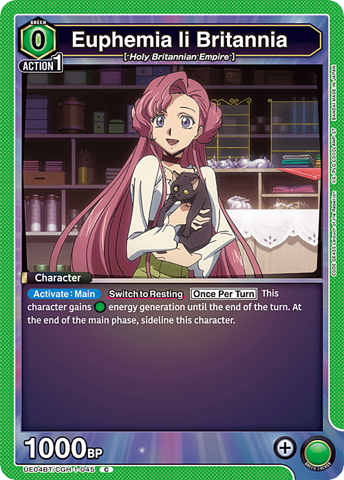 Euphemia li Britannia Card Front