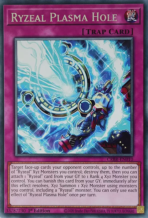 Ryzeal Plasma Hole Card Front