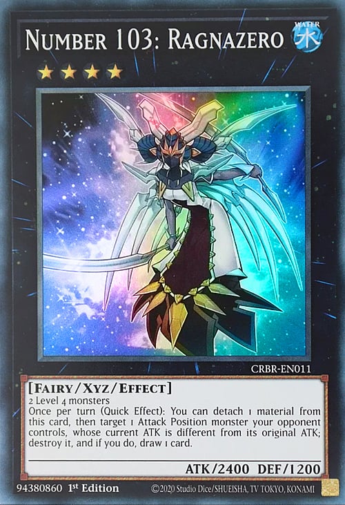 Numero 103: Ragnazero Card Front