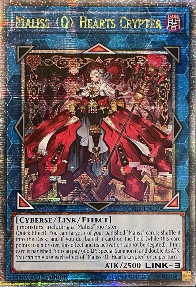 Maliss Q Hearts Crypter Crossover Breakers | Yu-Gi-Oh! | CardTrader