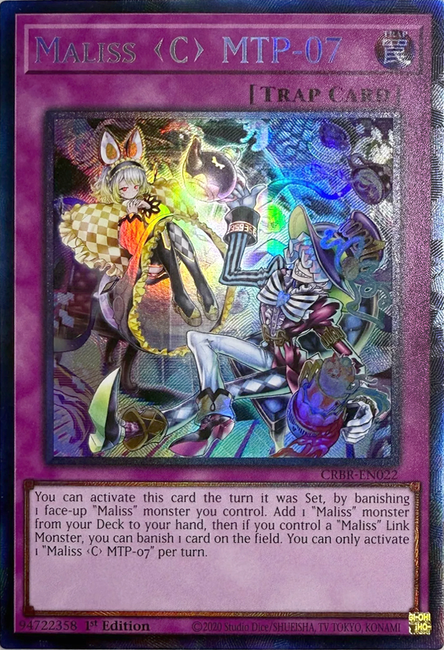 YuGiOh Maliss C MTP-07 Ultra Rare - Crossover Breakers 1. Auflage