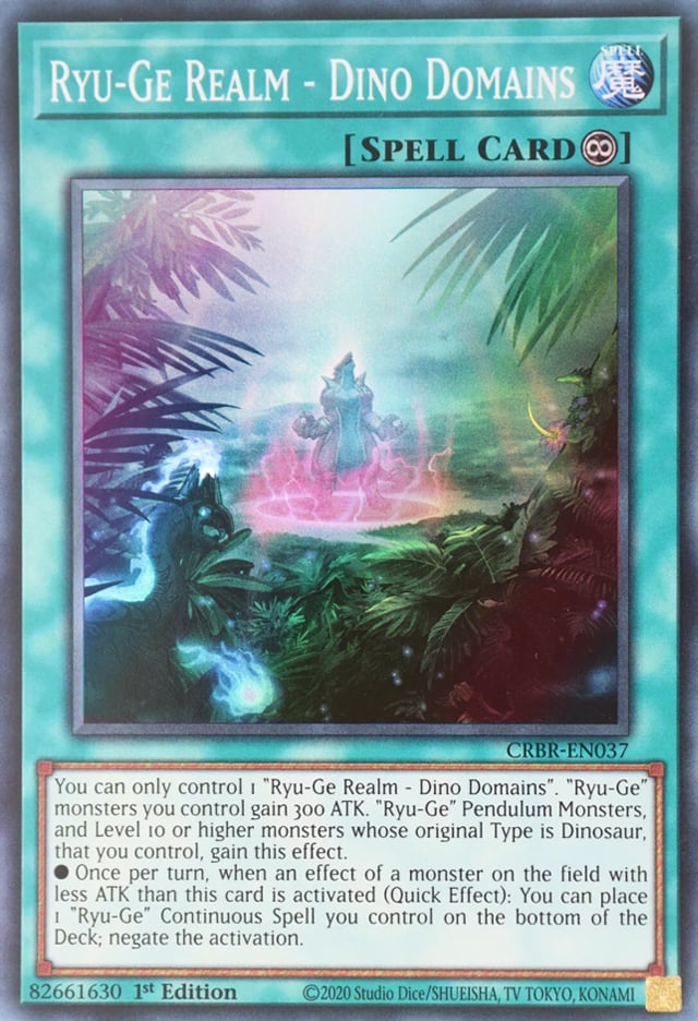 Look Ryu Domain Ryu-Ge Realms - Dino Domains Crossover Breakers | Yu-Gi-Oh! | CardTrader
