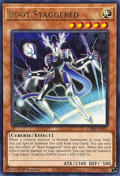 Boot Staggered Card Front