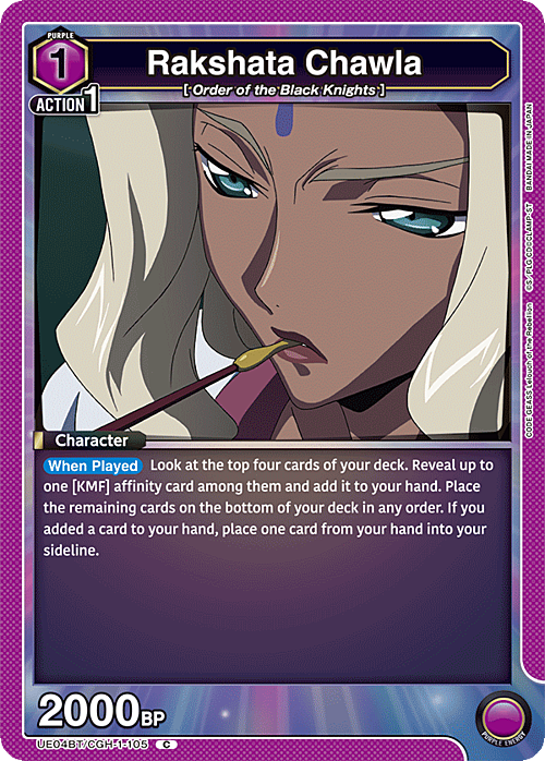 Rakshata Chawla Card Front