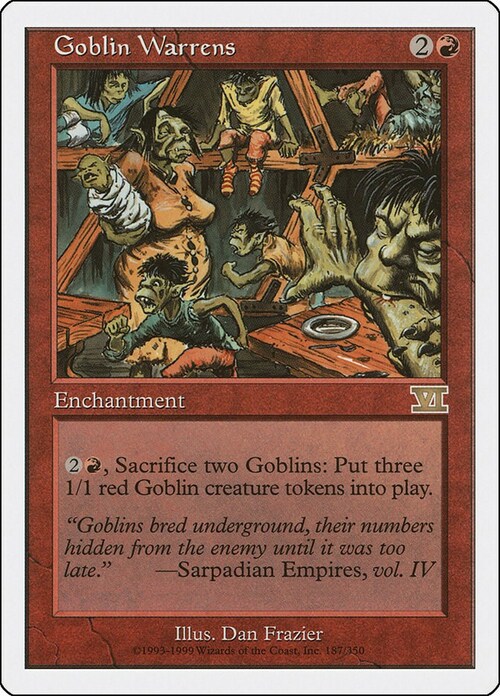 Goblin Warrens Card Front