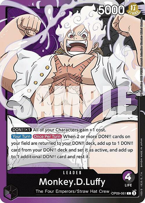 Monkey.D.Luffy Card Front