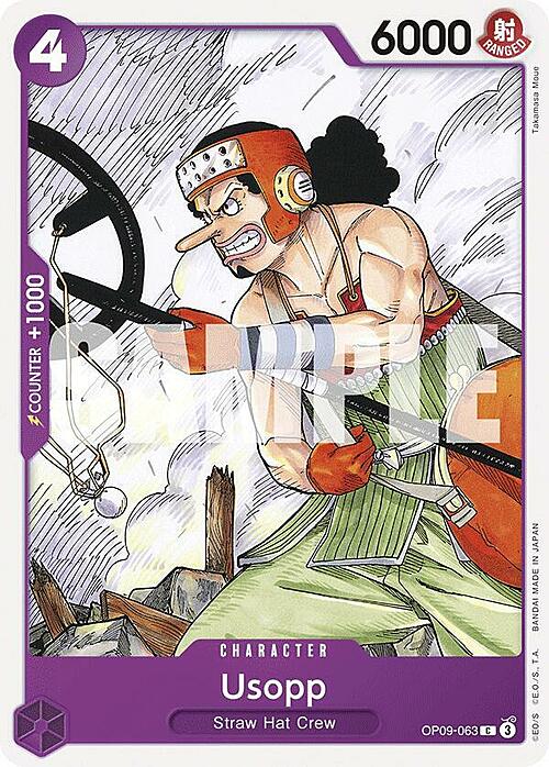 Usopp Card Front