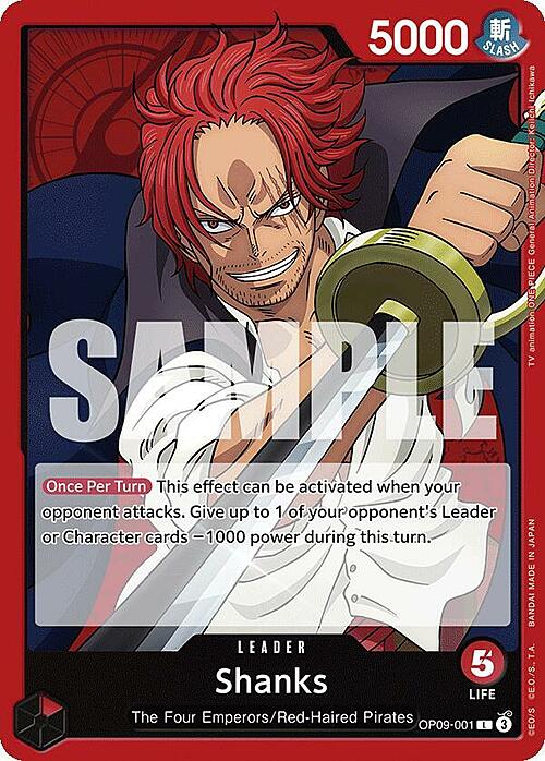 Shanks Card Front