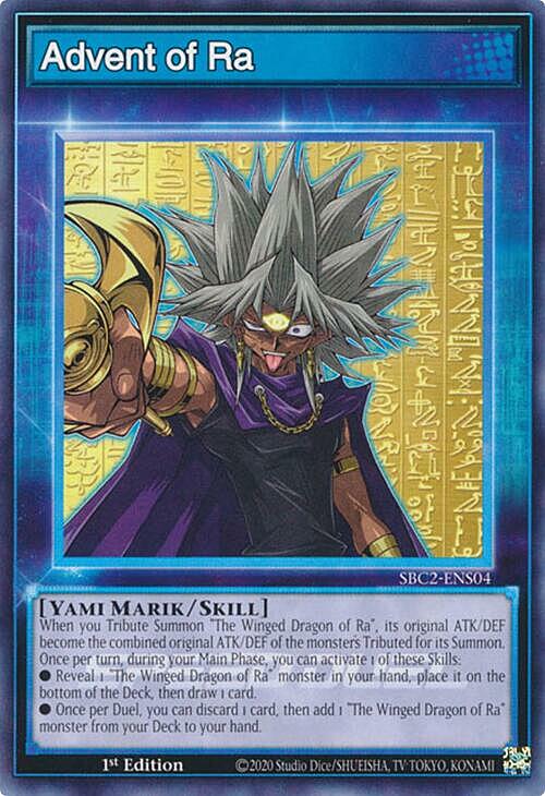 Advent of Ra Card Front