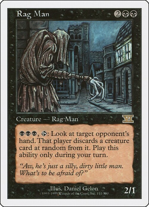 Rag Man Card Front
