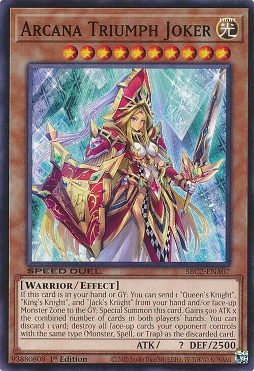 Trionfo Joker Arcano Card Front