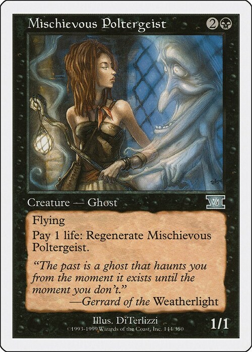 Mischievous Poltergeist Card Front