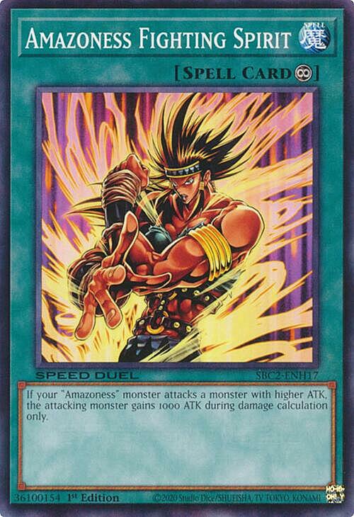 Spirito Combattente Amazoness Card Front