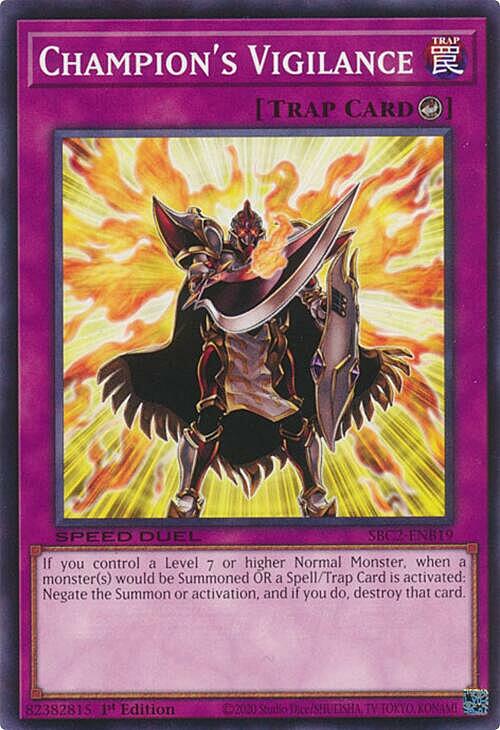 Vigilanza del Campione Card Front