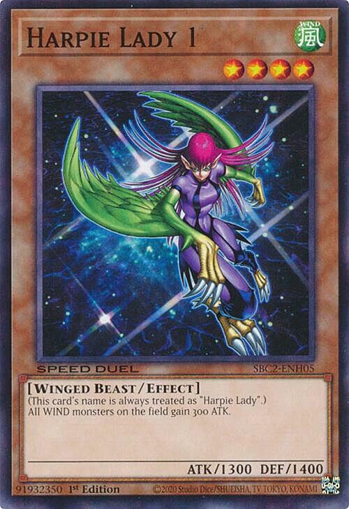 Lady Arpia 1 Card Front