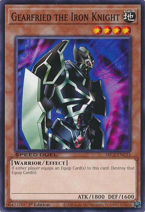 Gearfried il Cavaliere di Ferro Card Front