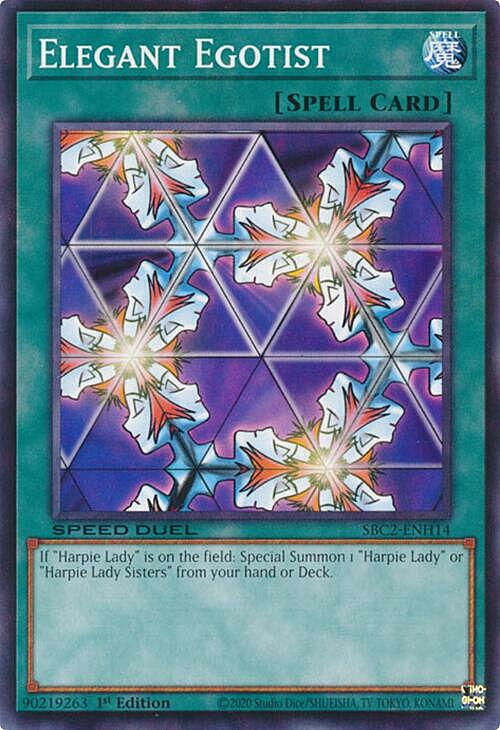 Egotista Elegante Card Front