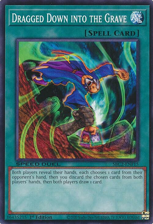 Trascinato nella Tomba Card Front