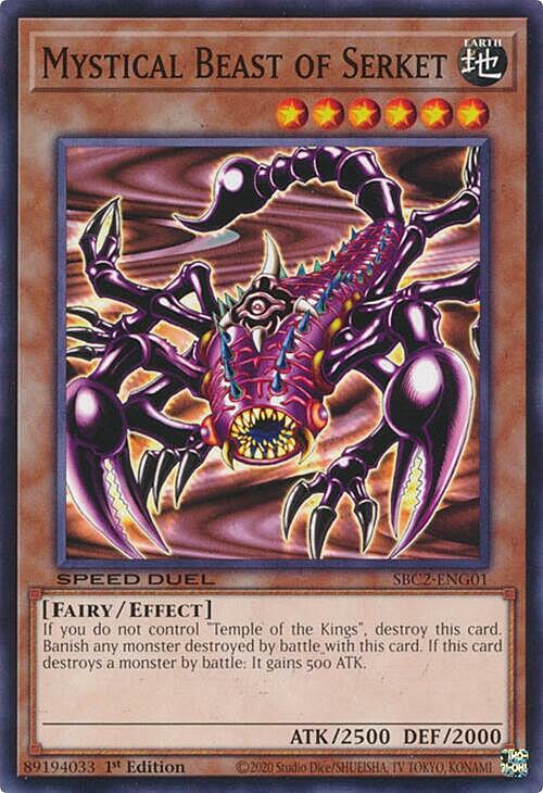 Bestia Mistica di Serket Card Front
