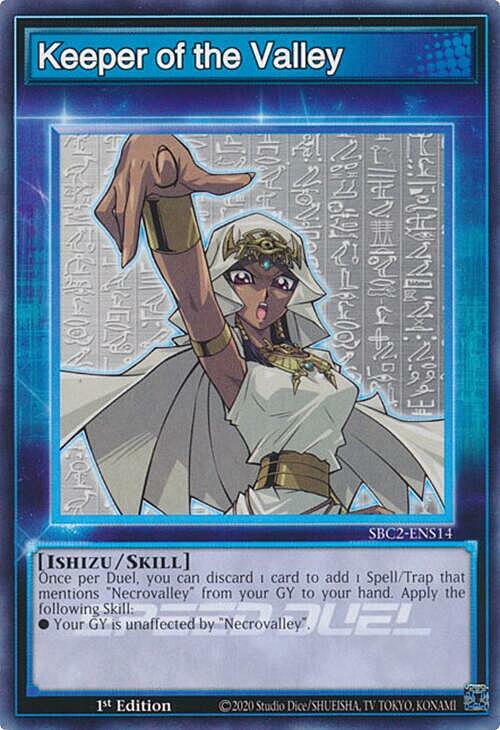 Keeper of the Valley Card Front