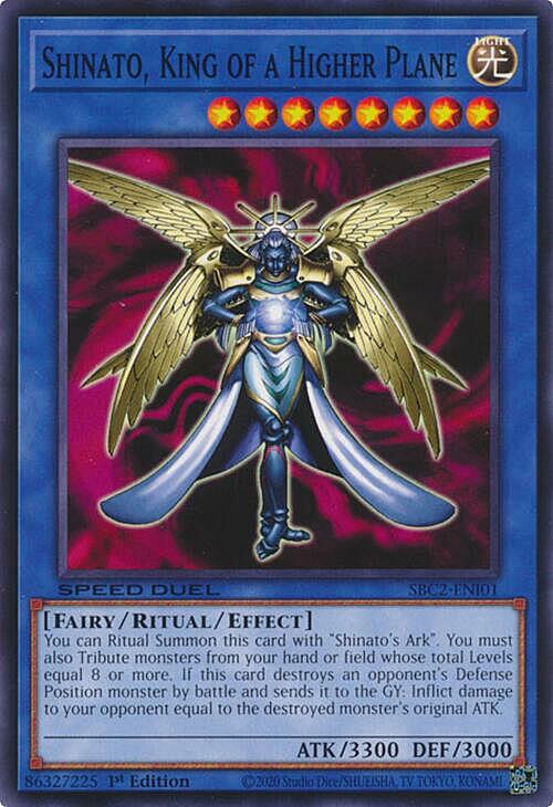 Shinato, Re di un Livello Superiore Card Front