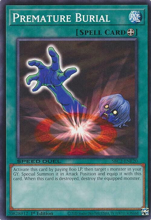 Premature Burial Card Front