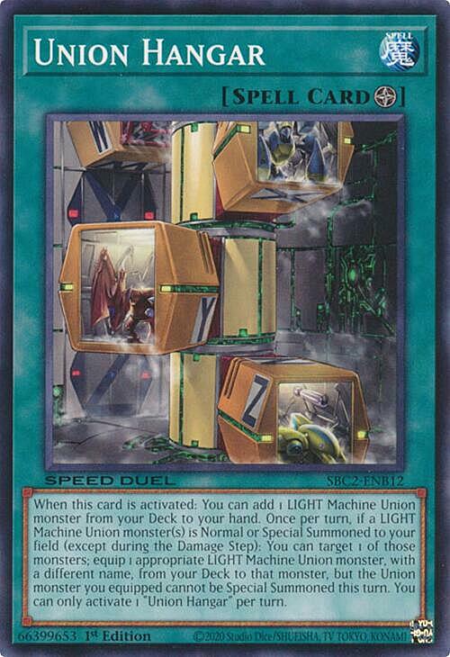 Hangar Unione Card Front