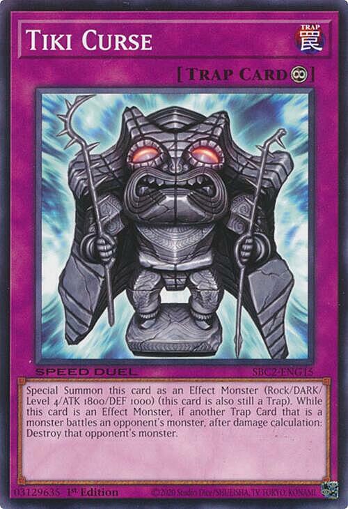Maledizione del Tiki Card Front