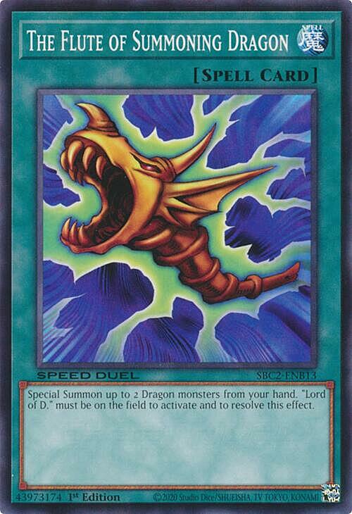 Flauto Evoca-Draghi Card Front