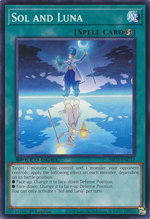 Sol e Luna Card Front