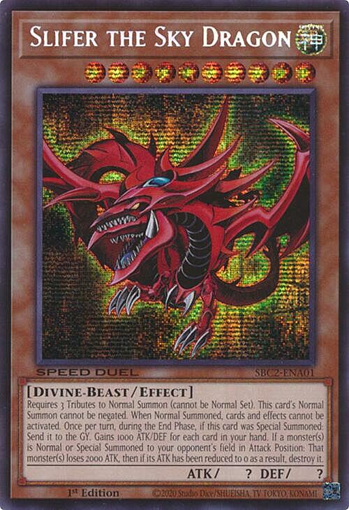 Slifer il Drago del Cielo Card Front