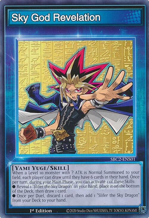 Sky God Revelation Card Front