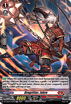 Dragritter, Jabre Card Front