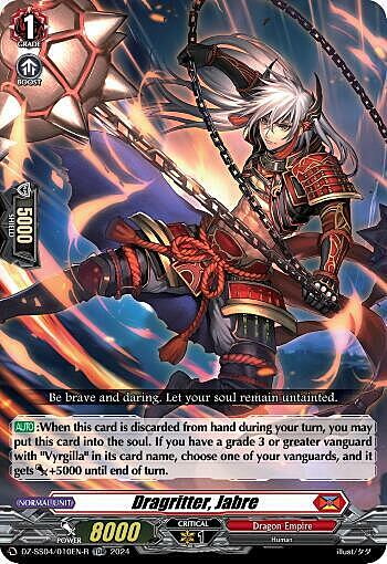 Dragritter, Jabre Card Front