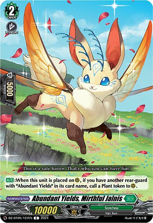 Abundant Yields, Mirthful Jalnis Card Front