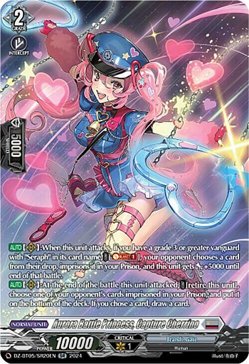 Aurora Battle Princess, Capture Cherrino Card Front