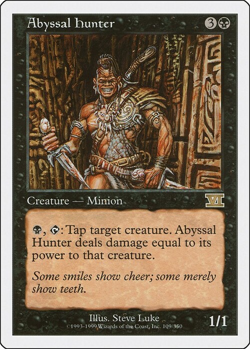Abyssal Hunter Card Front