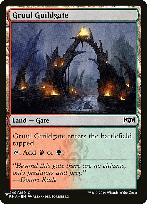 Gruul Guildgate Card Front