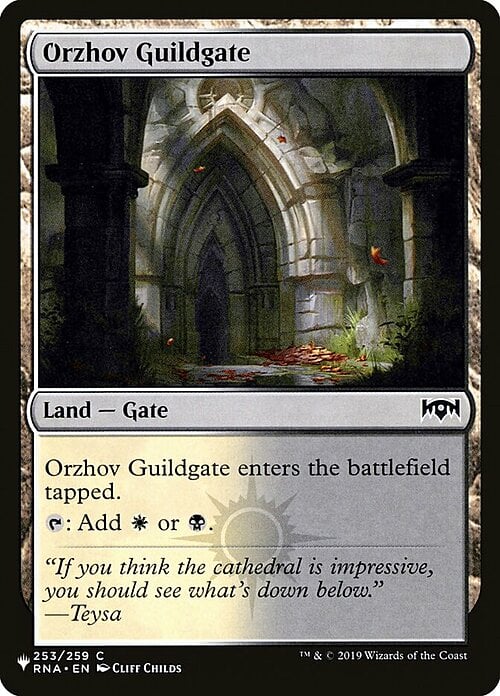 Orzhov Guildgate Card Front