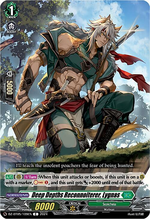 Deep Depths Reconnoiterer, Lygnas Card Front