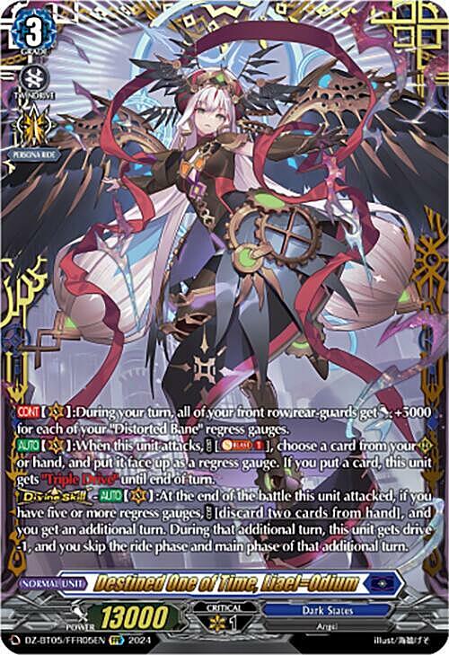 Destined One of Time, Liael=Odium Card Front