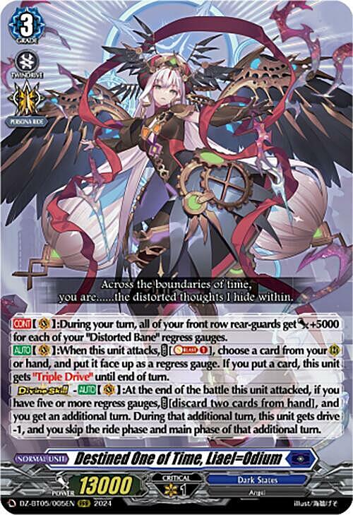 Destined One of Time, Liael=Odium Card Front