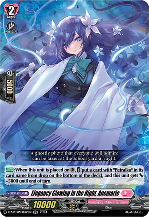 Elegancy Glowing in the Night, Anemarie Frente