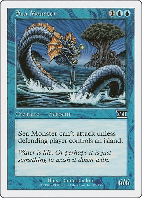Sea Monster Card Front